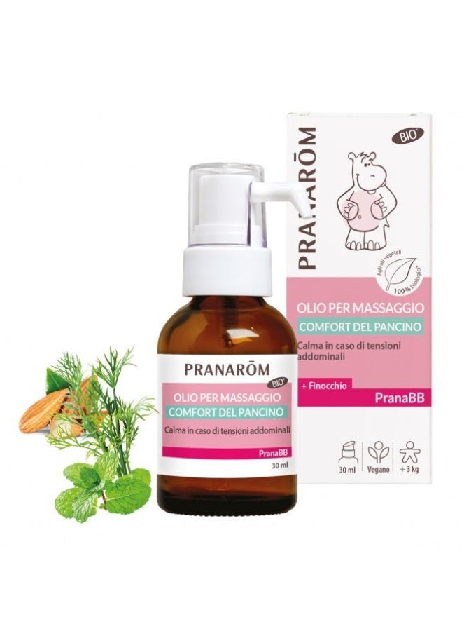 PRANAROM Pranarôm PranaBB Massage Oil Belly Comfort Organic 30ml - Image 3